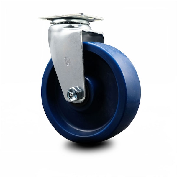 6 Inch Solid Polyurethane Wheel Swivel Caster with Ball Bearing SCC